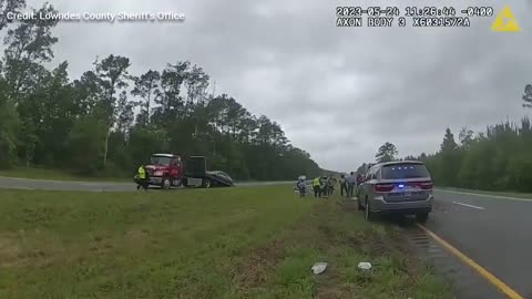 AIRBORNE: Car Launched 120 Feet in the Air During Highway Crash in Georgia