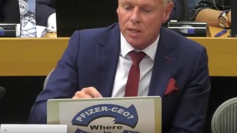 Rob Roos MEP exposing Pfizer