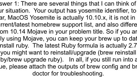 Homebrew Portable Ruby Error macOS 10146