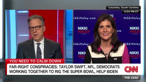 Nikki Haley: "Taylor Swift is allowed to have a boyfriend … I’ve taken my daughter to Taylor Swift concerts before … to have a conspiracy theory of all of this is bizarre"
