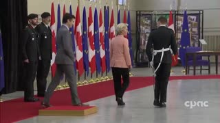 Canada: Welcome ceremony for European Commission President Ursula von der Leyen in Kingston – March 7, 2023