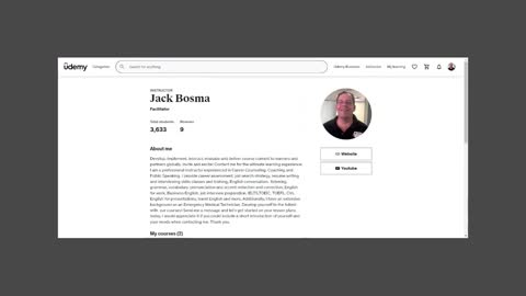 Jack Bosma On Udemy