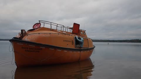 WATER TESTING 64 Person Enclosed Lifeboat For The FIRST Time!!