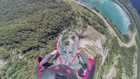 Grotto Mountain Base Jump