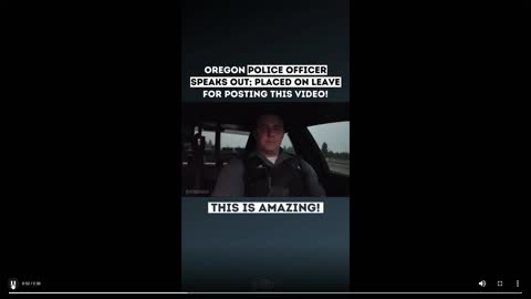 Oregon Police Officer Speaks Up