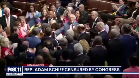 House censures Rep. Adam Schiff