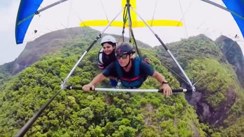 Hang gliding in Rio de Janeiro - Brazil