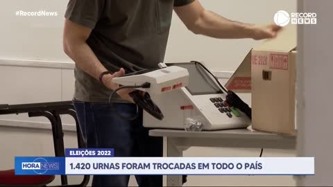 TSE registra troca de 1.420 urnas no Brasil