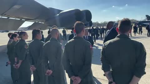Rare event took place at the Andrews AFB Presidential Airbase