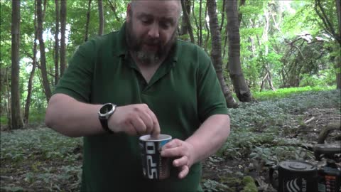 Jetboil coffee in the woods