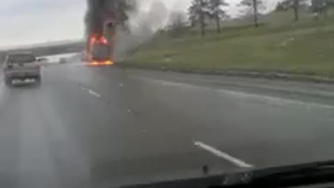 Semi trailer Fire