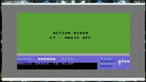 Action Biker (C64)(Part 1)