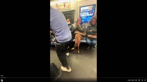 Deranged NYC Subway Rider Terrifies Defenseless Commuters