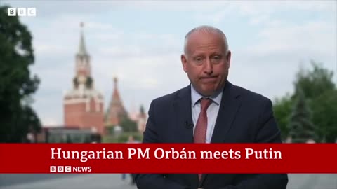 Ukraine war: EU's most Russia-friendly leader meets Putin in Moscow | BBC News