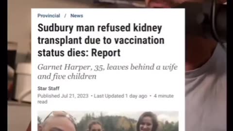 Canadian hospital denies #unvaccinated man life saving measures