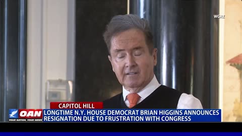 Longtime N.Y. House Democrat Brian Higgins Announces Resignation Due To Frustration With Congress