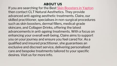 Skin Boosters in Yapton