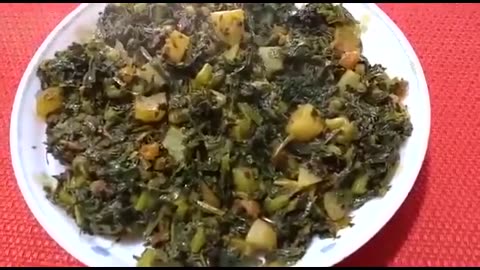 Classic Indian Dish: Green Leafy Radish Vegetable (Watch & Prepare)