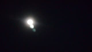 Halo around the moon