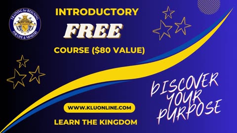 Kingdom Life University - "Training for Reigning"