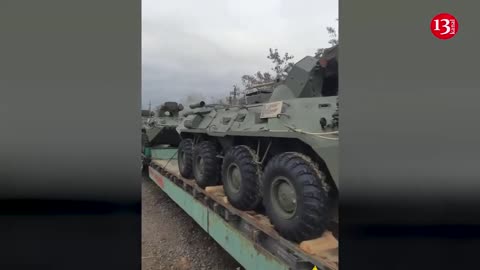 Large amount of vehicles sent from Russia to Belarus - they are amassed at Ukraine border