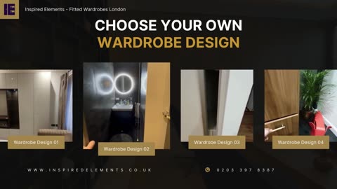 Choose Your Own Fitted Wardrobes Design from Inspired Elements | London