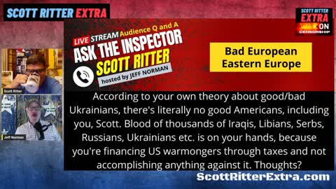Scott Ritter controls his temper