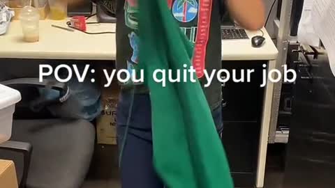 POV: you quit your job