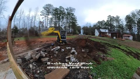 KaraBand Backhoe Yard Work Part 4