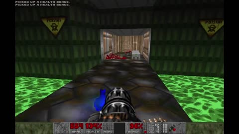 Brutal Doom - Knee-Deep in the Dead - Ultra Violence - Nuclear Plant (E1M2) - 100% completion