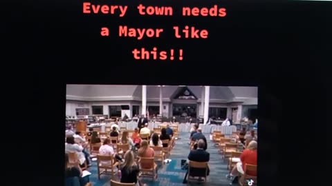 Every town needs a Mayor like this