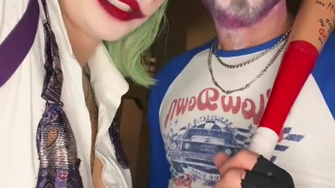 Joker y Harley Quinn 🃏♥️ #halloween #jokerharleyquinn