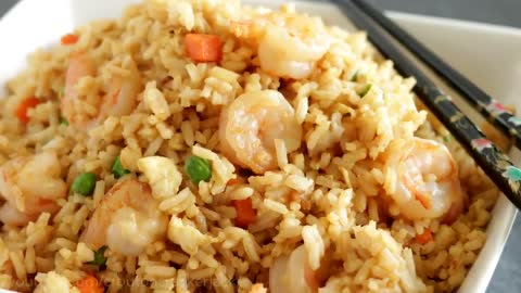 How to Make Shrimp Fried Rice!! Chinese Fried Rice Recipe