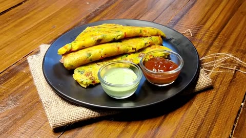 Classic Indian Dish: चिल्ला ब्रेड का Bread Pancake (Hindi Version) (Watch & Prepare)