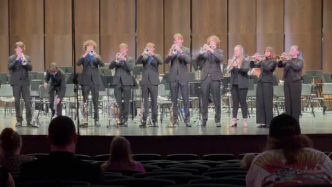 Deer Creek Trumpet Ensemble 2024 Performs in Mustang