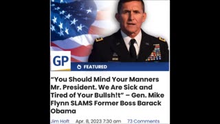 General Flynn Calling out Obama