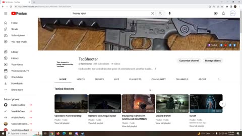 TacShooter Suppressed on YouTube