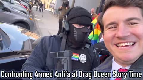 Confronting Armed Antifa at Drag Queen Story Time in Denton, Texas