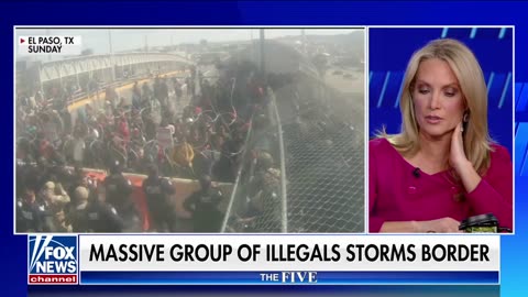 ‘The Five’- A ‘massive horde’ of migrants tried to storm our border