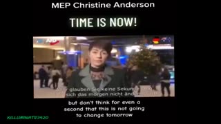 MEP CHRISTINE ANDERSON - WARNING TO THE WORLD