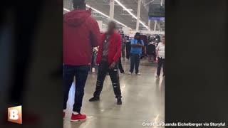 WALMART STAYS REAL! Watch What Happens When Knife-Wielding Man Threatens Shoppers