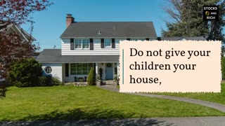 Why you shouldn’t give your children your house| Leroy A Brown, Don’t Just Survive The Crisis|