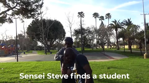 Sensei Steve finds a student