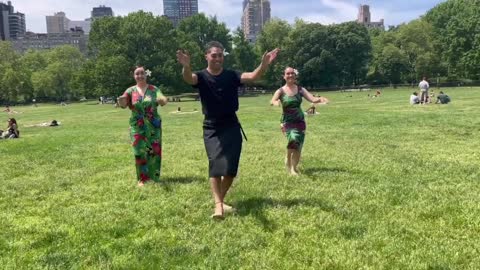 La’u Samoa Siva in Central Park New York