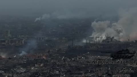 Post-apocalyptic footage of Maryinka