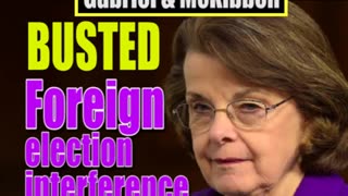 Dianne Feinstein Behind Foreign Interference in U S Elections