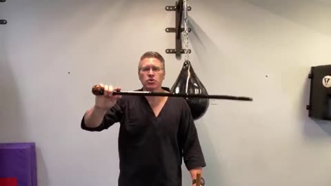 Can you use a stick like a sword for self defense?