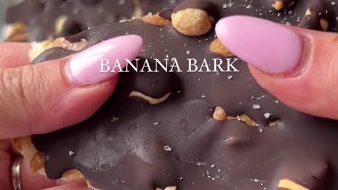 Banana Bark🍌🍫