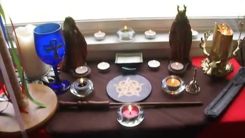 Wiccan Beltane Altar