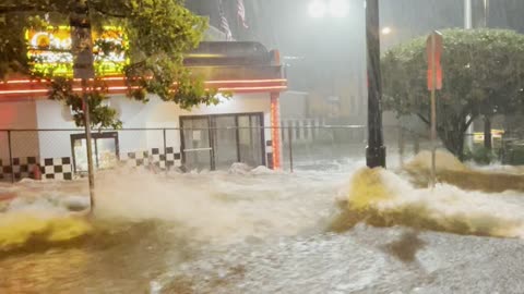 Flood in Paterson, New Jersey